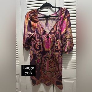 Beautiful 1979’s Style dress Large